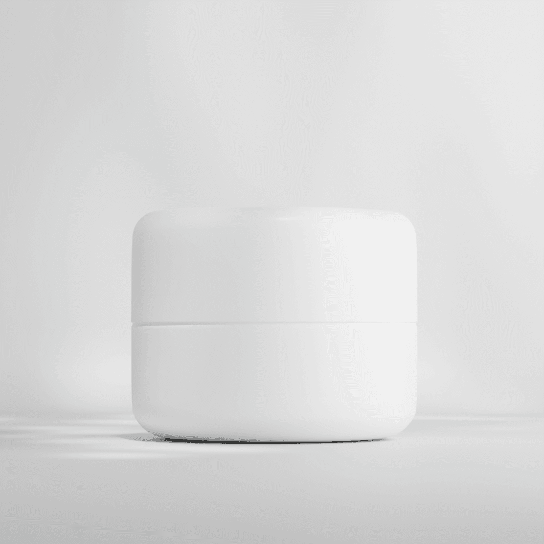 Round Bottom Thick Wall Jar 2