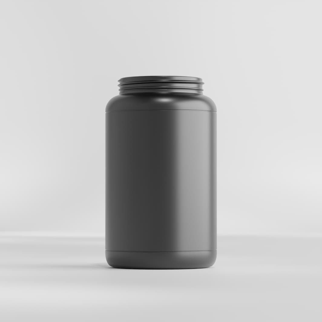 Wide Mouth Canister Round Shoulder 3